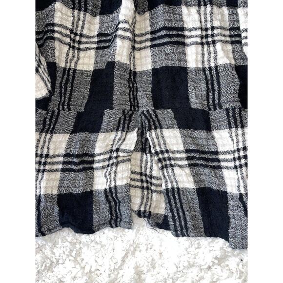 Bella Dahl Girl Sz. 12 Black & White Checkered Button Up. Soft, Exc. Quality - Picture 6 of 12